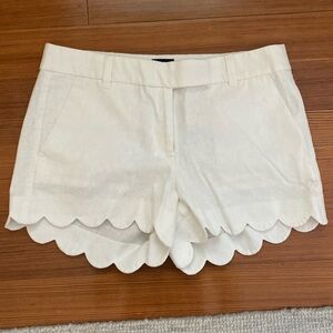 J.Crew size 6 scallop edge shorts